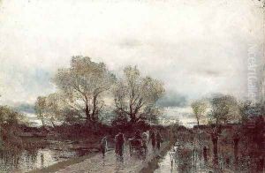 Rain-Washed Road 1880 by Laszlo Mednyanszky