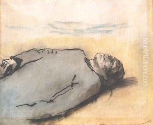 Fallen Russian Soldier 1914-17 by Laszlo Mednyanszky