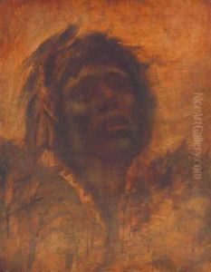 Head of a Tramp after 1905 by Laszlo Mednyanszky