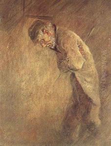 Old Tramp 1880s by Laszlo Mednyanszky
