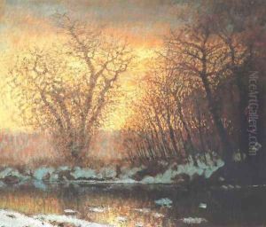 Thawing of Snow 1896-99 by Laszlo Mednyanszky