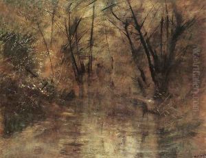 Landscape c. 1900 by Laszlo Mednyanszky