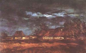 Homestead c. 1905 by Laszlo Mednyanszky