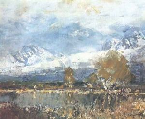 Lake in the Mountains 1895-99 by Laszlo Mednyanszky