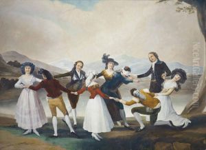 Blind Man's Bluff by Francisco Goya Fuendetodos