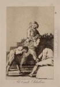 Al Conde Palatino by Francisco Goya Fuendetodos