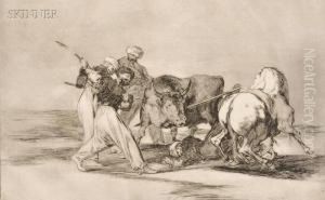 Los Moros Establecidos En Espana by Francisco Goya Fuendetodos