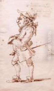 Karikatyr Av Herre I Glasogon by Francisco Goya Fuendetodos