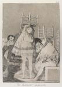 'nadie Se Conoce' And 'ya Tienen Asiento by Francisco Goya Fuendetodos