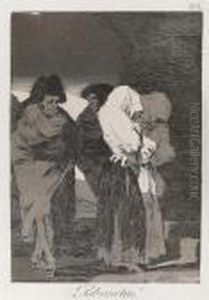 'pobrecitas!' And 'ruega Por Ella.' by Francisco Goya Fuendetodos