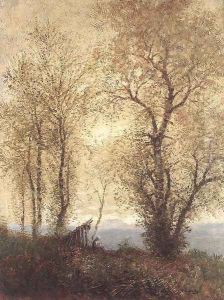 Landscape at Autumn 1890s by Laszlo Mednyanszky