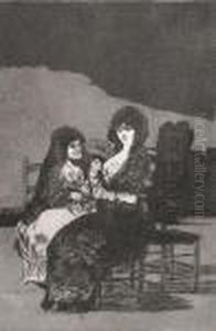 From Los Caprichos by Francisco Goya Fuendetodos