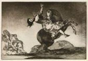 La Mujer Y El Potro by Francisco Goya Fuendetodos
