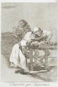 Despacha, Que Despiertan by Francisco Goya Fuendetodos