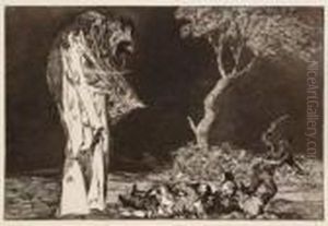 Disparatede Miedo by Francisco Goya Fuendetodos