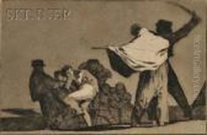 Disparate Conodido (que Guerrero!) by Francisco Goya Fuendetodos