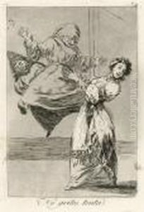 No Grites, Tonta by Francisco Goya Fuendetodos