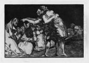 La Que Mal Marida Nunca Le Falta Que Diga: by Francisco Goya Fuendetodos