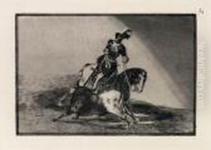 Carlos V
Lanceado Un Toro En La Plaza De Valladolid by Francisco Goya Fuendetodos