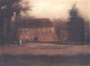 Park at Twilight 1911-15 by Laszlo Mednyanszky