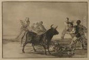 Desjarrete De La Canalla... (pl. 12), Fromla Tauromaquia