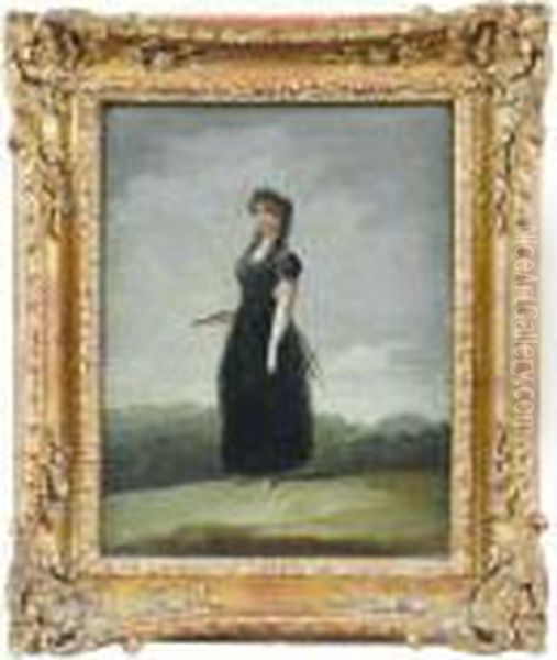 Jeune Femme A L'eventail - view 1
