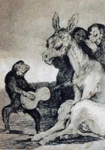 Brabisimo !,
- Z Cyklu "loscapricios" by Francisco Goya Fuendetodos