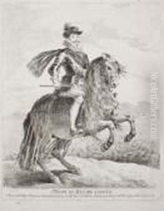Felipe Iii. Rey De Espana ; Don Gaspar De Guzman Conde Duque De Olivares by Francisco Goya Fuendetodos