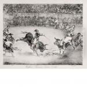 El Famoso Americano, Mariano Ceballos by Francisco Goya Fuendetodos