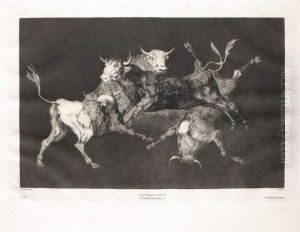 Lluvia De Toros by Francisco Goya Fuendetodos