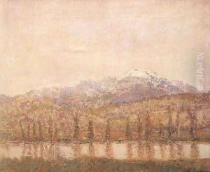 Thaw in the Mountains by Laszlo Mednyanszky
