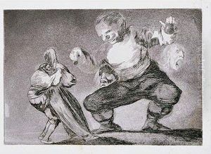 Los Proverbios O Losdisparates by Francisco Goya Fuendetodos