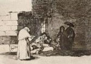 Caridad De Una Muger by Francisco Goya Fuendetodos