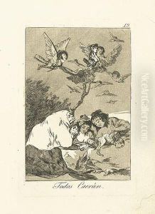 Todos Caeran. by Francisco Goya Fuendetodos