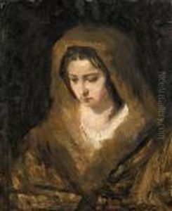 Femme Pensive by Francisco Goya Fuendetodos