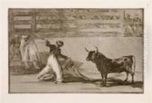 Origen De Los Arpones O Banderillas by Francisco Goya Fuendetodos