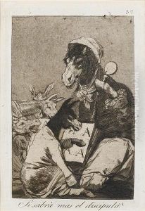 Might Not The Pupil Know More by Francisco Goya Fuendetodos