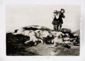 "enterrar Y Callar" by Francisco Goya Fuendetodos