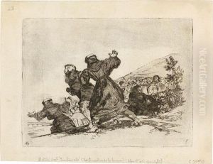 Tambien Esto - This Too - Hier Auch Blatt 43 Der Folge ‹los Desastres De La Guerra› by Francisco Goya Fuendetodos