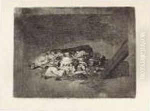 Muertos Recogidos - Harvest Of 
The Dead - Leichenhaufen [die Toten] Blatt 63 Der Folge â€¹los Desastres 
De La Guerraâ€º by Francisco Goya Fuendetodos