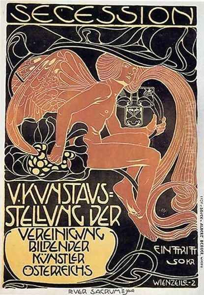 Poster for the 5th exhibition of the Wiener Secession - view 1