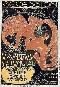 Poster for the 5th exhibition of the Wiener Secession by Koloman Moser