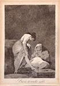 Bien Tirada Esta by Francisco Goya Fuendetodos