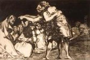 La Que Falta Mal Marida Nunca Le Falta Que Diga by Francisco Goya Fuendetodos