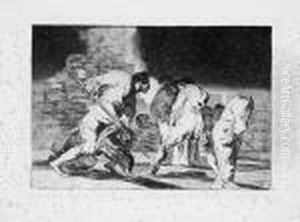 Hizonos Dios Y Maravillamos Nos (disparate Furioso) by Francisco Goya Fuendetodos