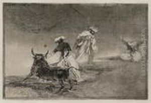 Capean Otro Encerrado by Francisco Goya Fuendetodos