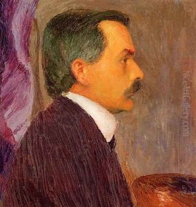 Self Portrait in Colonial Dress by Koloman Moser