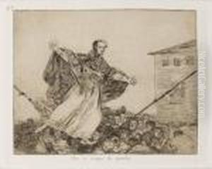 Que Se Rompe La Cuerda by Francisco Goya Fuendetodos