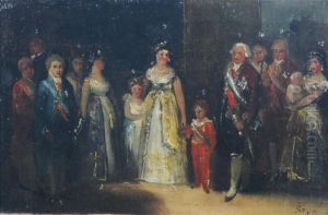 The Family Of Charles Iv by Francisco Goya Fuendetodos