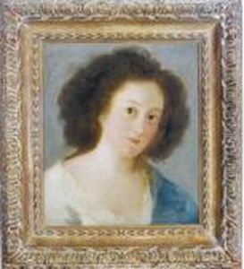 Head Of A Woman, Traditionally Identified As The Duchess Of Alba by Francisco Goya Fuendetodos
